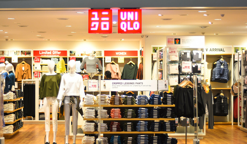 Uniqlo's storefront