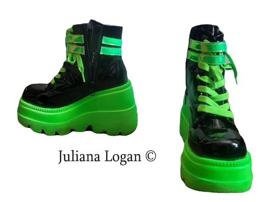 My neon green and black Demonias