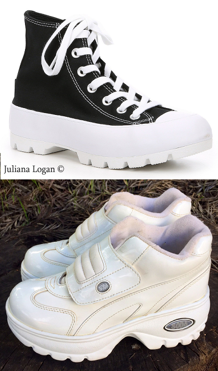 Platform sneakers from Chuck Taylor and Soda