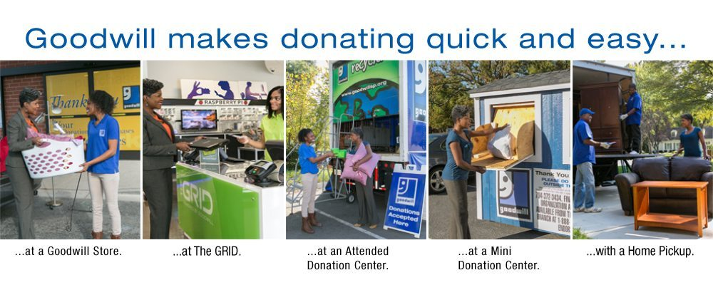 Goodwill donation compilation