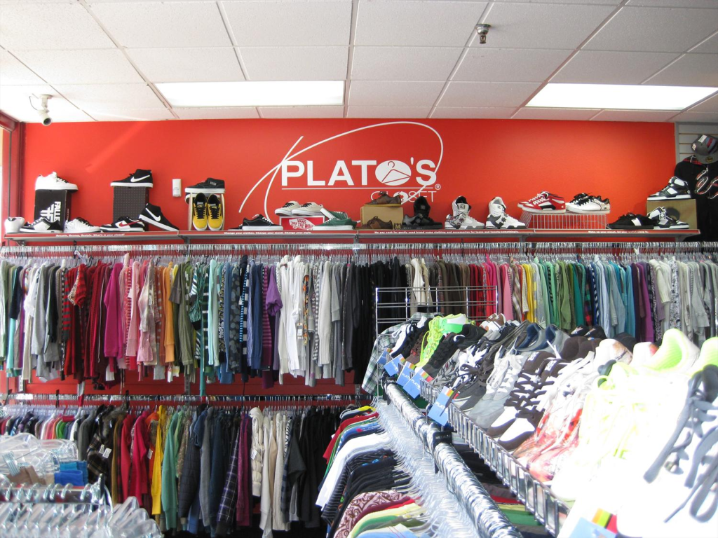 inside a Plato's Closet location
